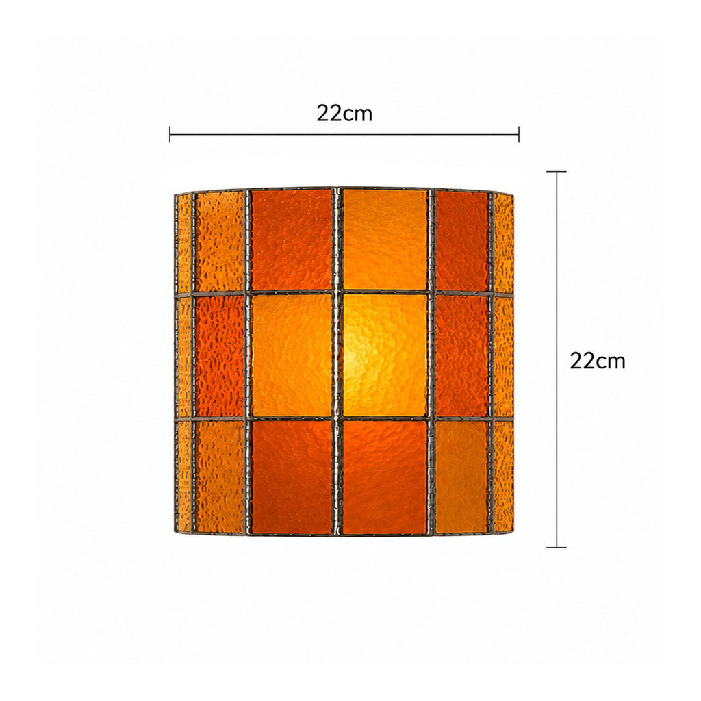 Spectra Faceted Glass Sconce