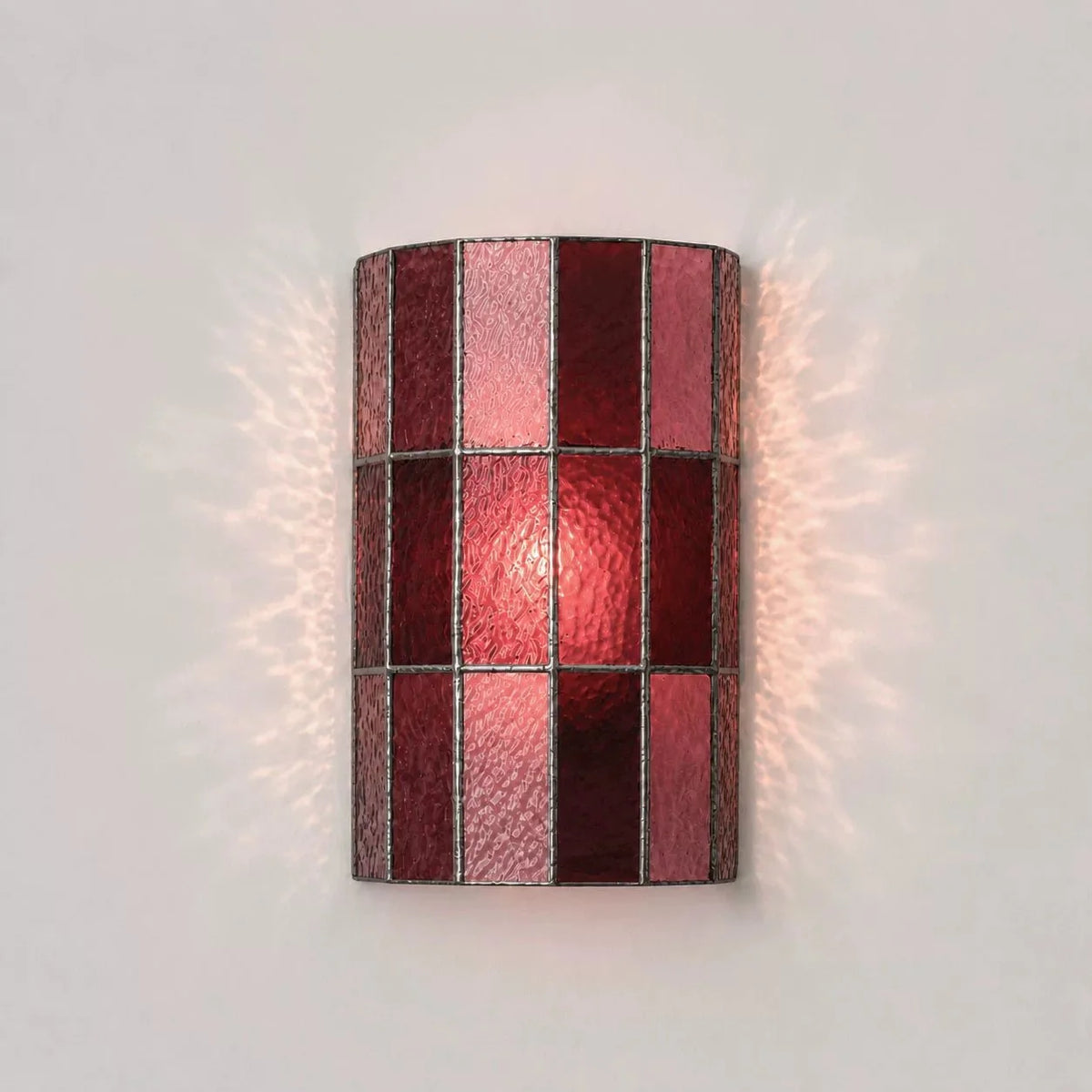 Spectra Faceted Glass Sconce