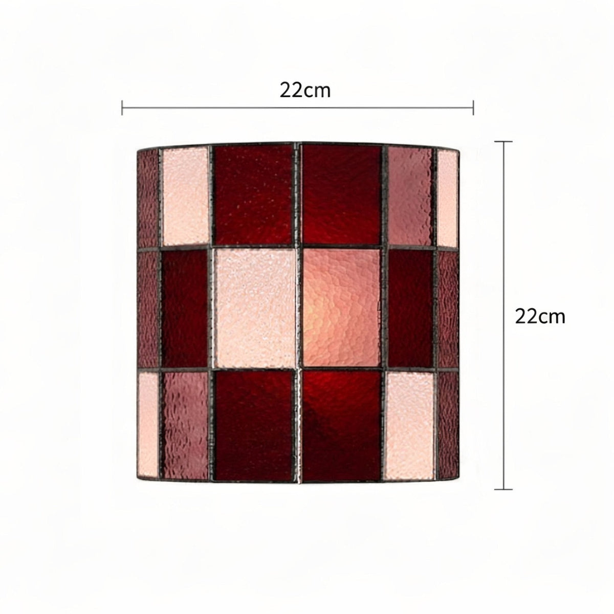 Spectra Faceted Glass Sconce