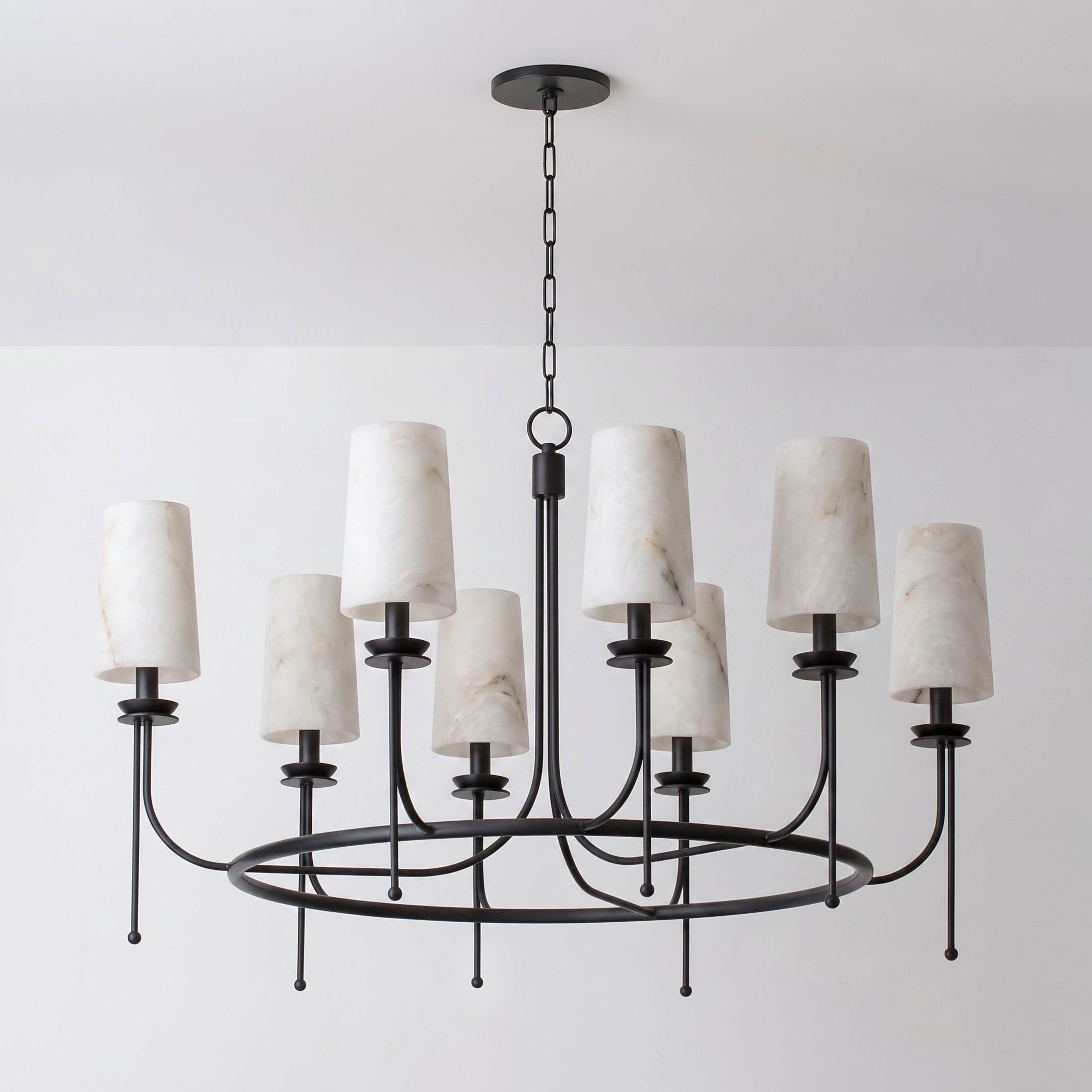 Sutton Alabaster Ring Chandelier