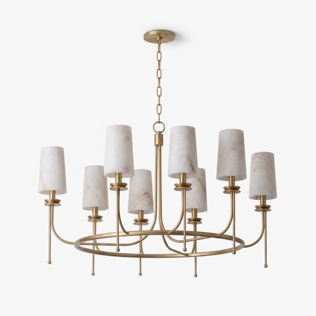 Sutton Alabaster Ring Chandelier