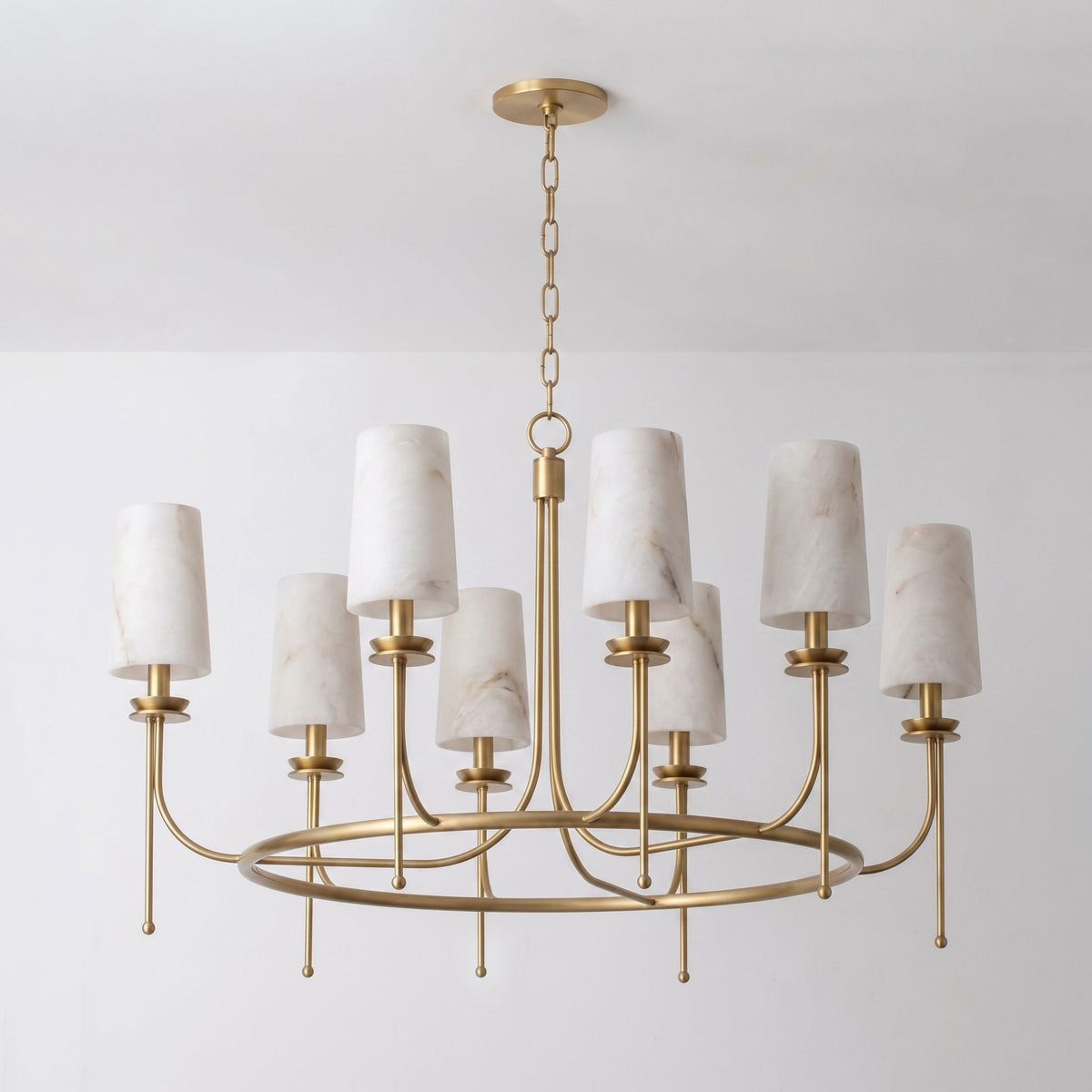 Sutton Alabaster Ring Chandelier