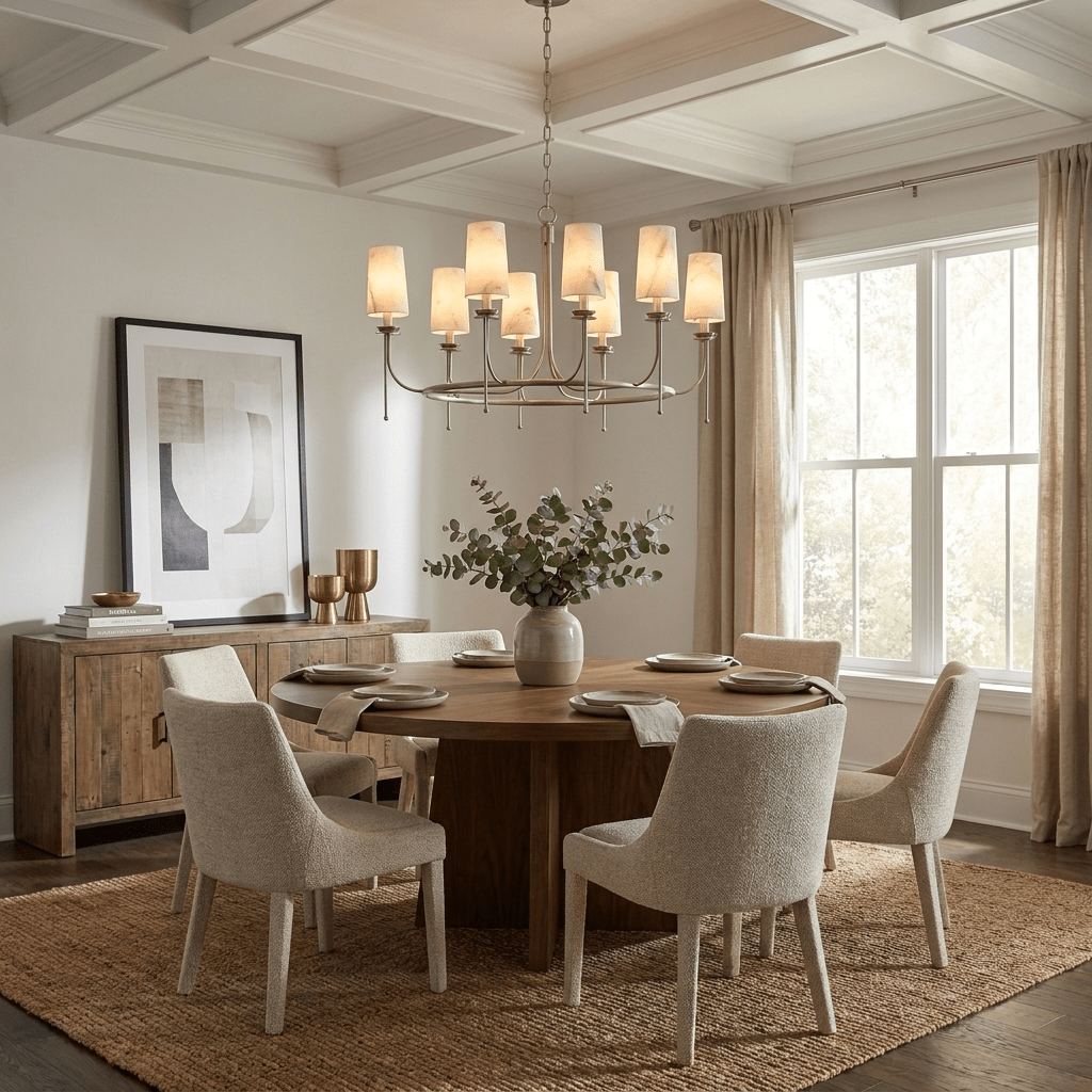 Sutton Alabaster Ring Chandelier