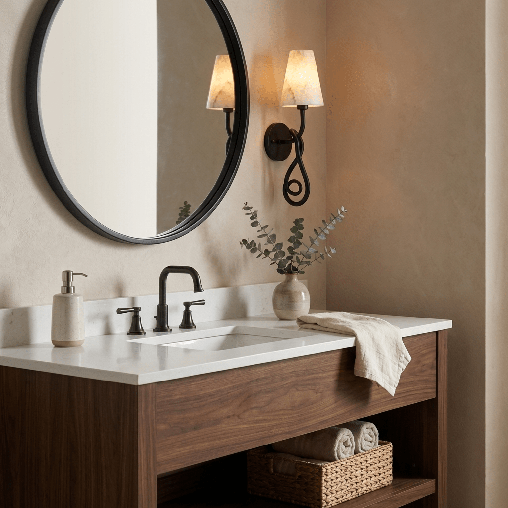 Tangle Alabaster Knot Sconce