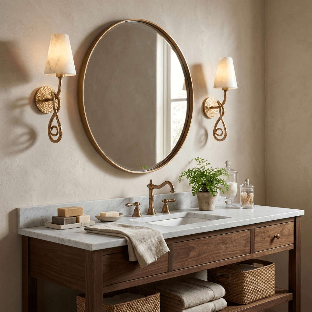 Tangle Alabaster Knot Sconce