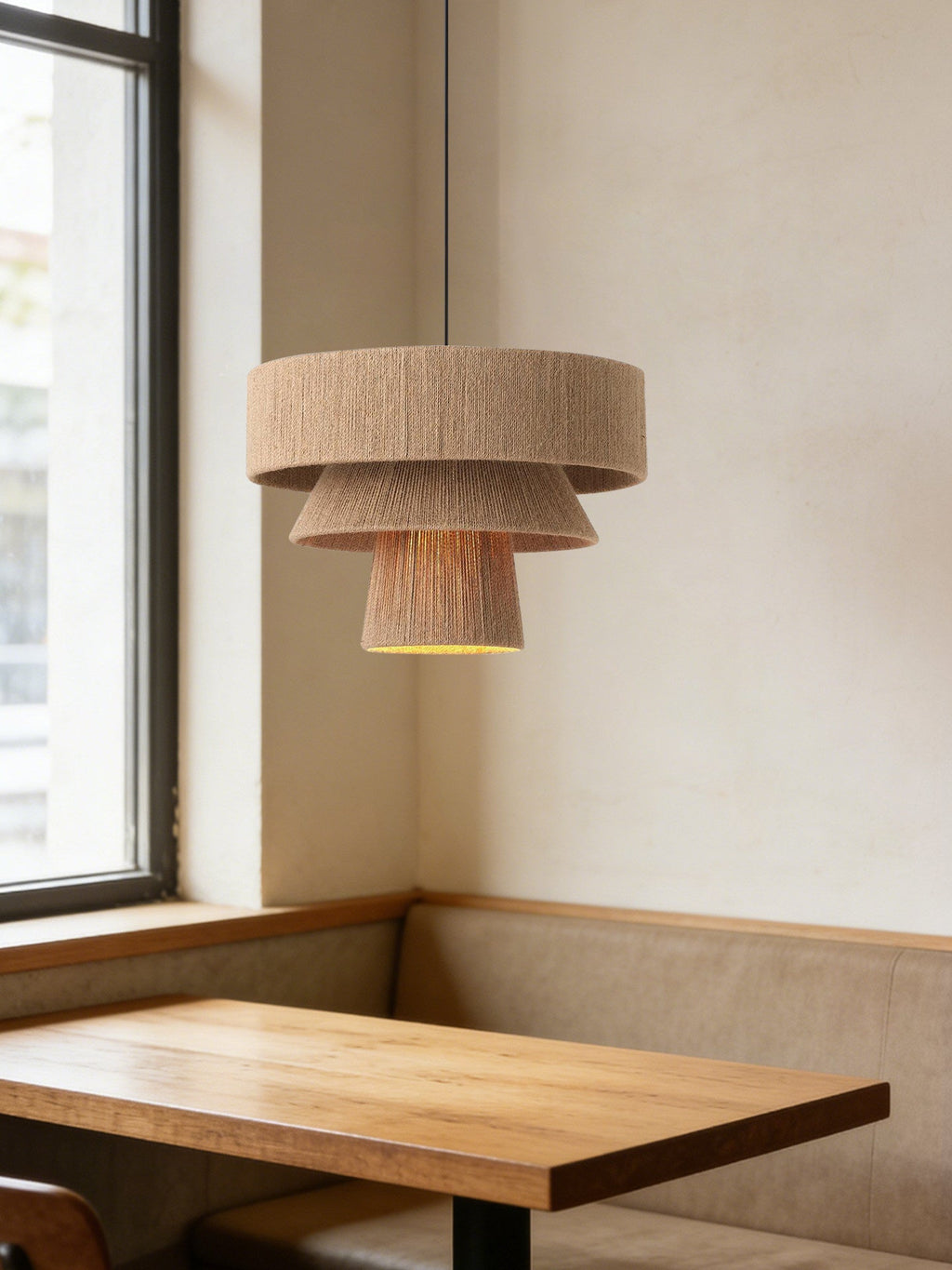 Tavira Tiered Hemp Rope Pendant Light