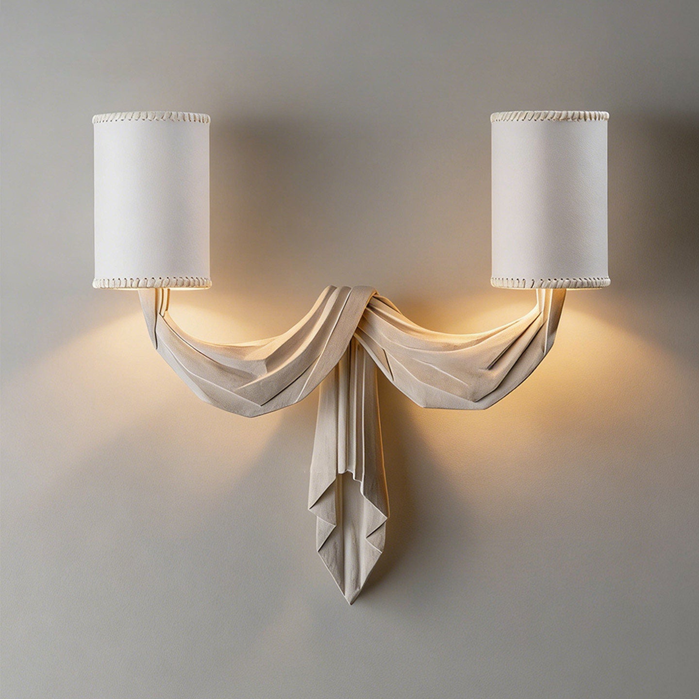 Teatro Draped Double Wall Sconce