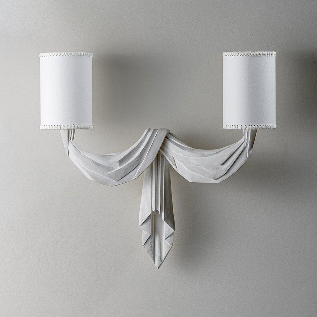 Teatro Draped Double Wall Sconce