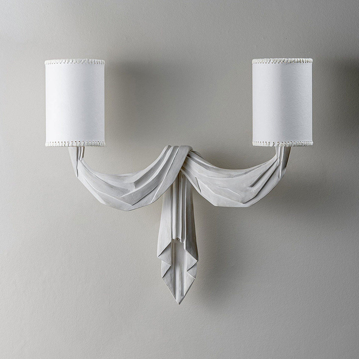 Teatro Draped Double Wall Sconce