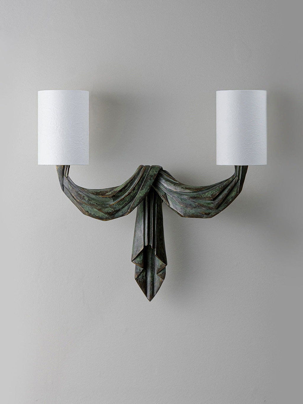 Teatro Draped Double Wall Sconce