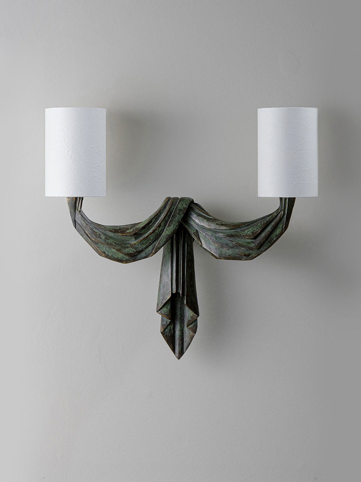 Teatro Draped Double Wall Sconce