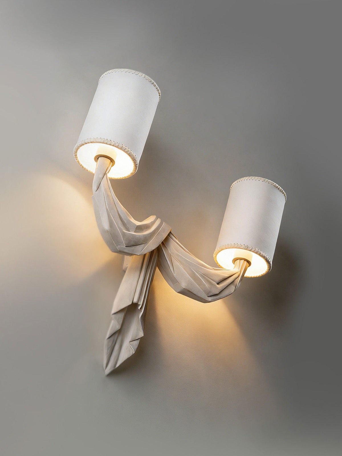 Teatro Draped Double Wall Sconce