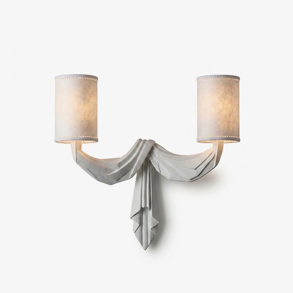 Teatro Draped Double Wall Sconce