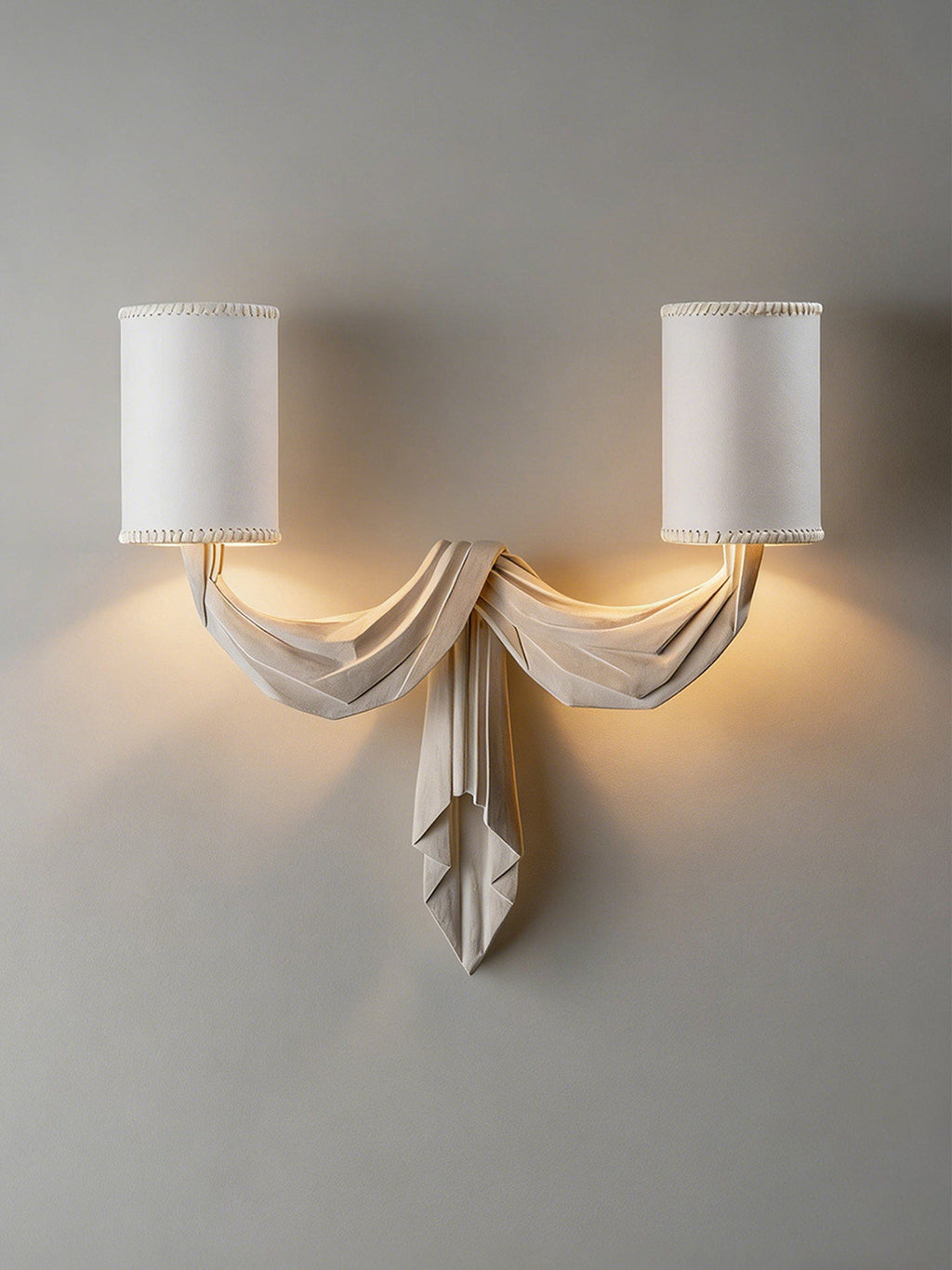 Teatro Draped Double Wall Sconce