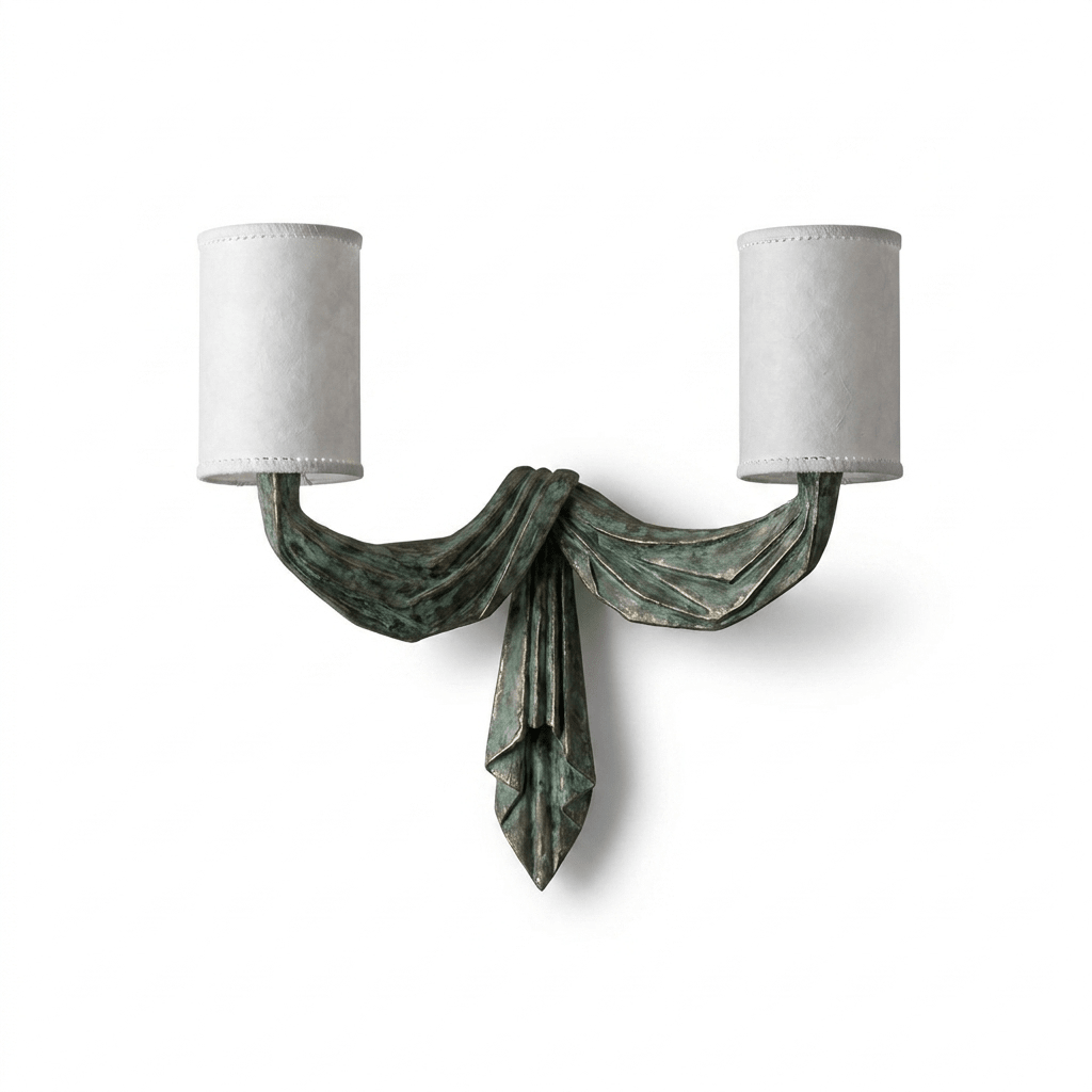 Teatro Draped Double Wall Sconce