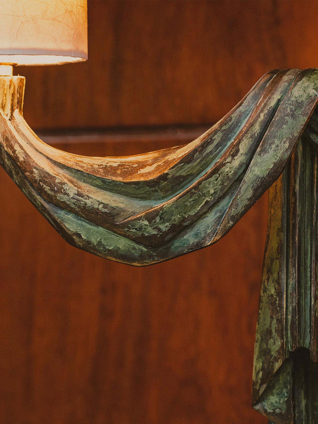 Teatro Draped Double Wall Sconce