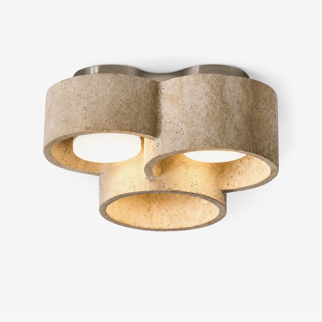 Trevi Travertine Cluster Light