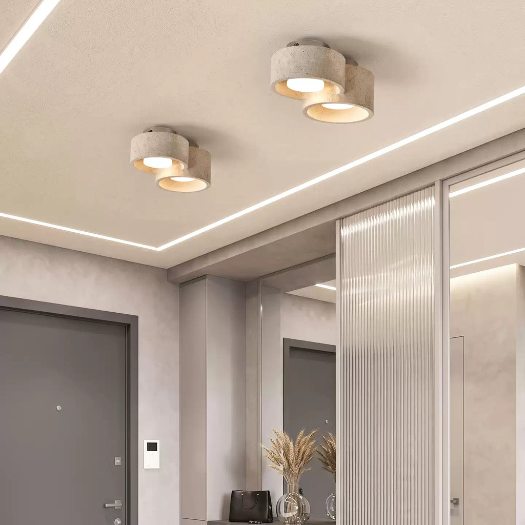 Trevi Travertine Cluster Light