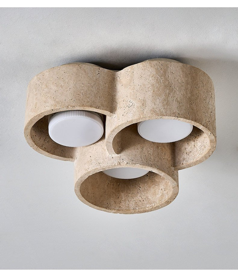 Trevi Travertine Cluster Light