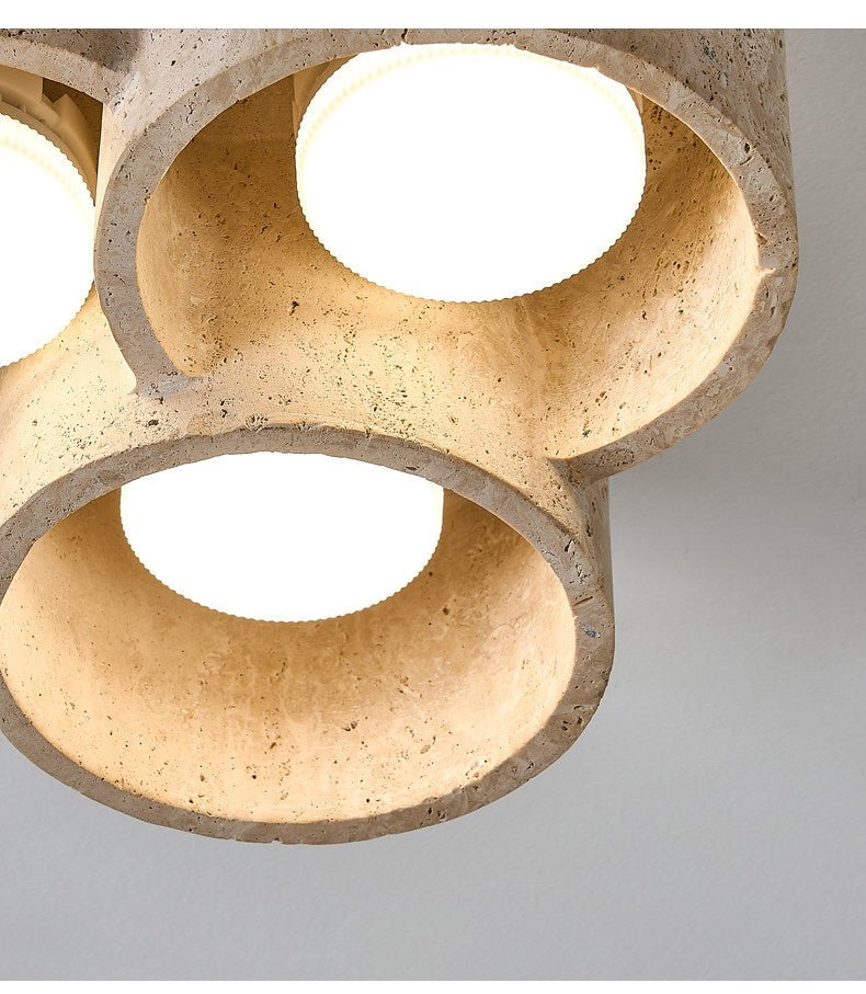 Trevi Travertine Cluster Light
