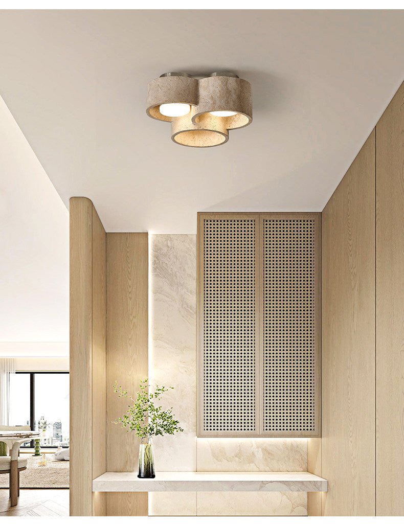 Trevi Travertine Cluster Light
