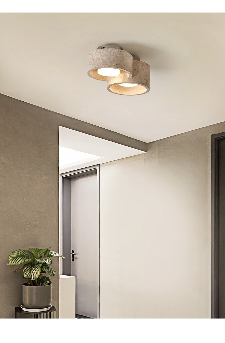 Trevi Travertine Cluster Light