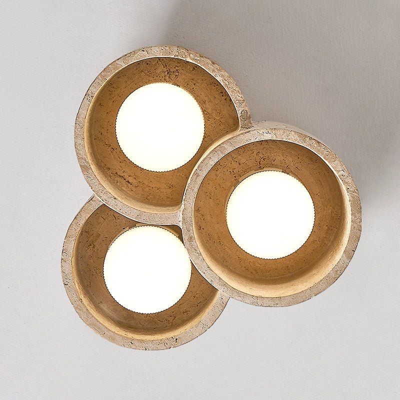 Trevi Travertine Cluster Light