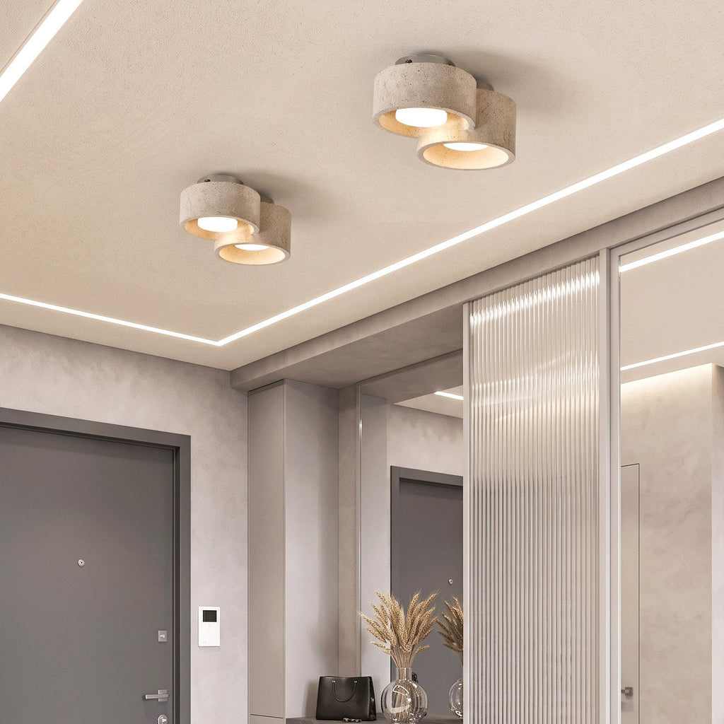 Trevi Travertine Cluster Light