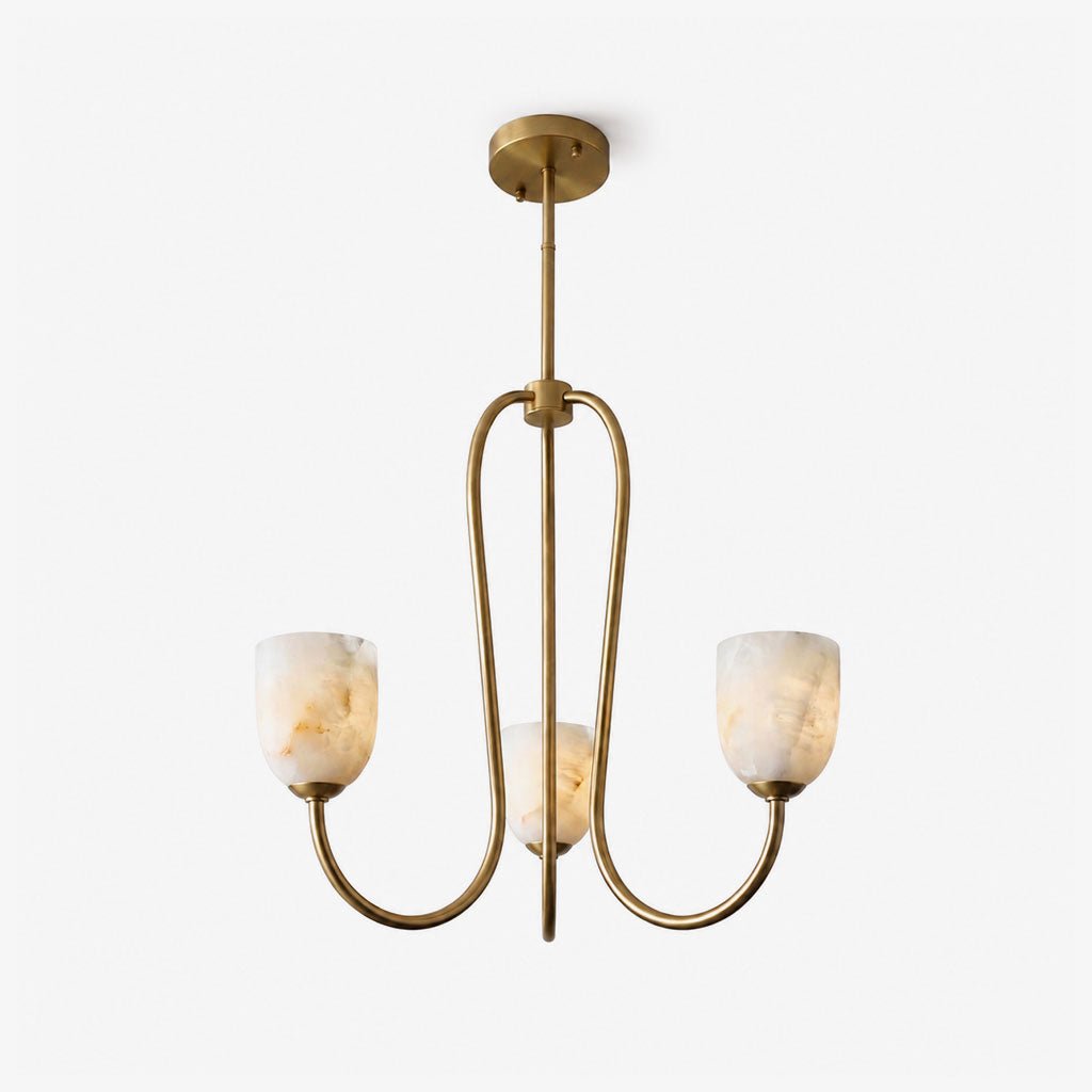Trillium Alabaster Chandelier