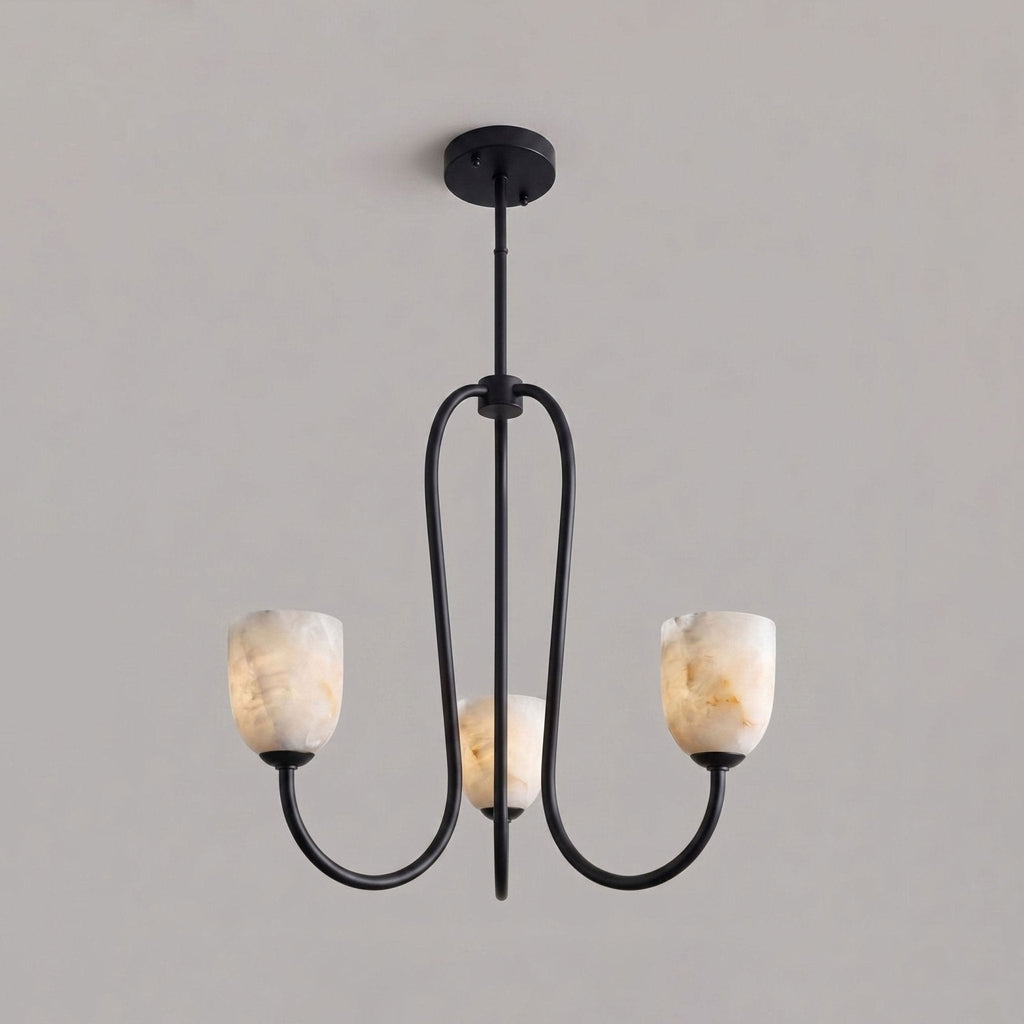Trillium Alabaster Chandelier