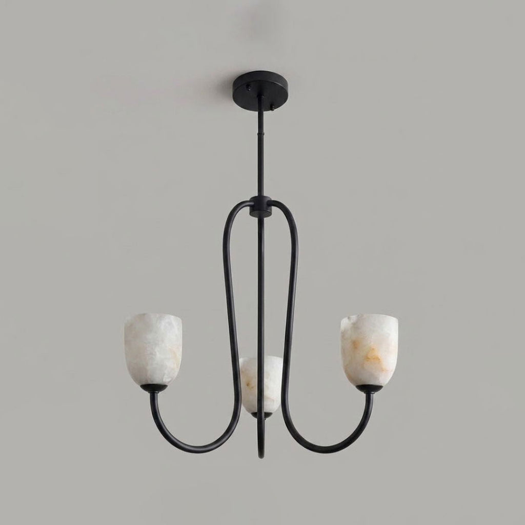 Trillium Alabaster Chandelier