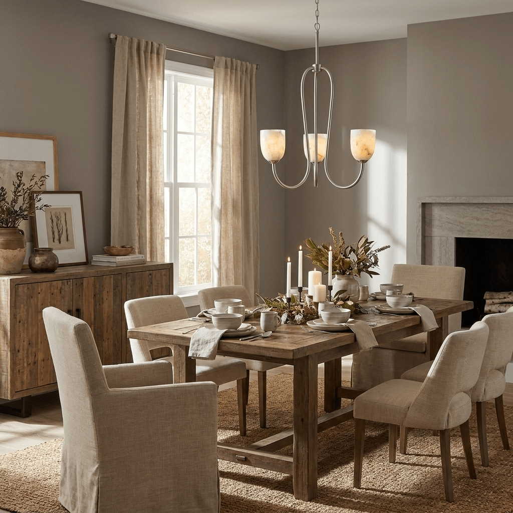Trillium Alabaster Chandelier