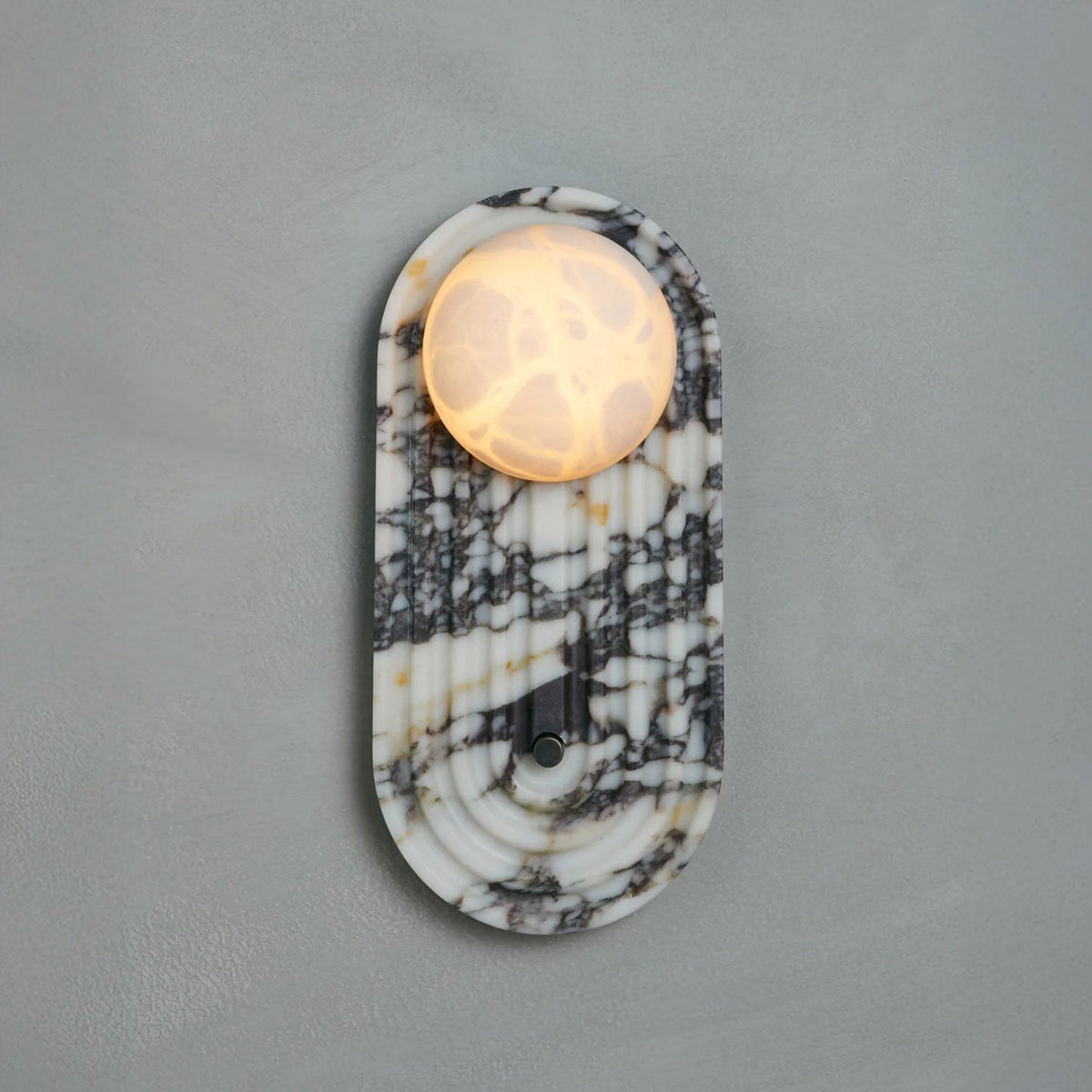 Valenne Stone Globe Wall Sconce