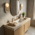 Valenne Stone Globe Wall Sconce