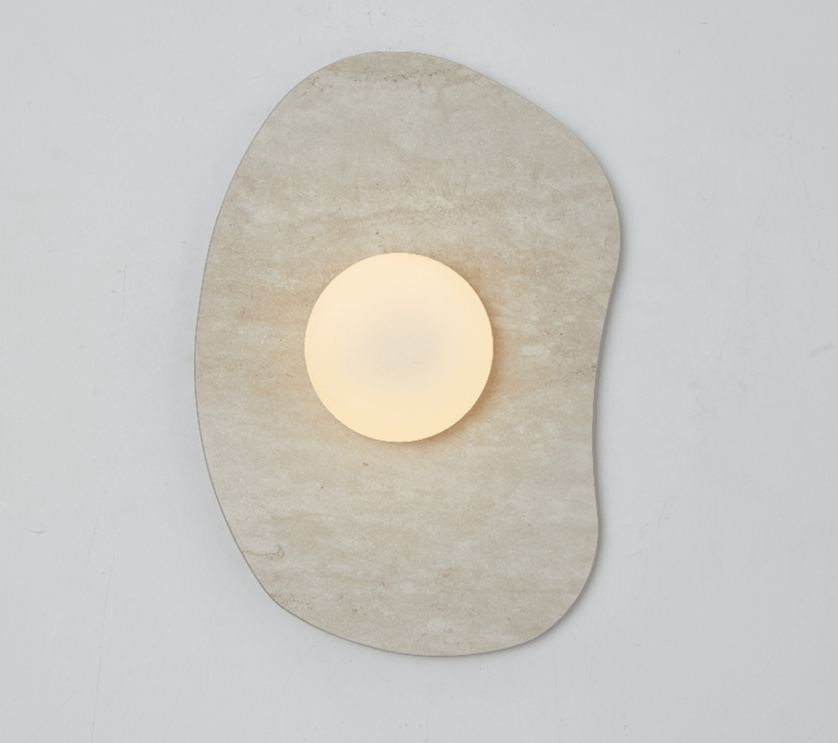 Velora Stone Oval Wall Sconce