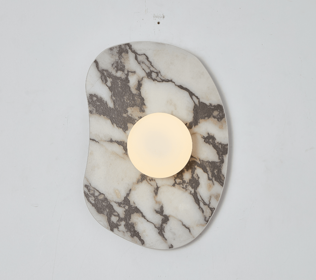 Velora Stone Oval Wall Sconce