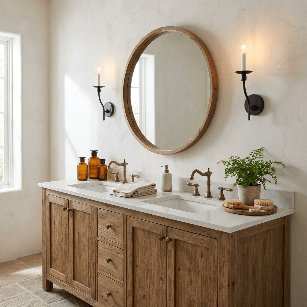 Vesper Brass Candlestick Sconce