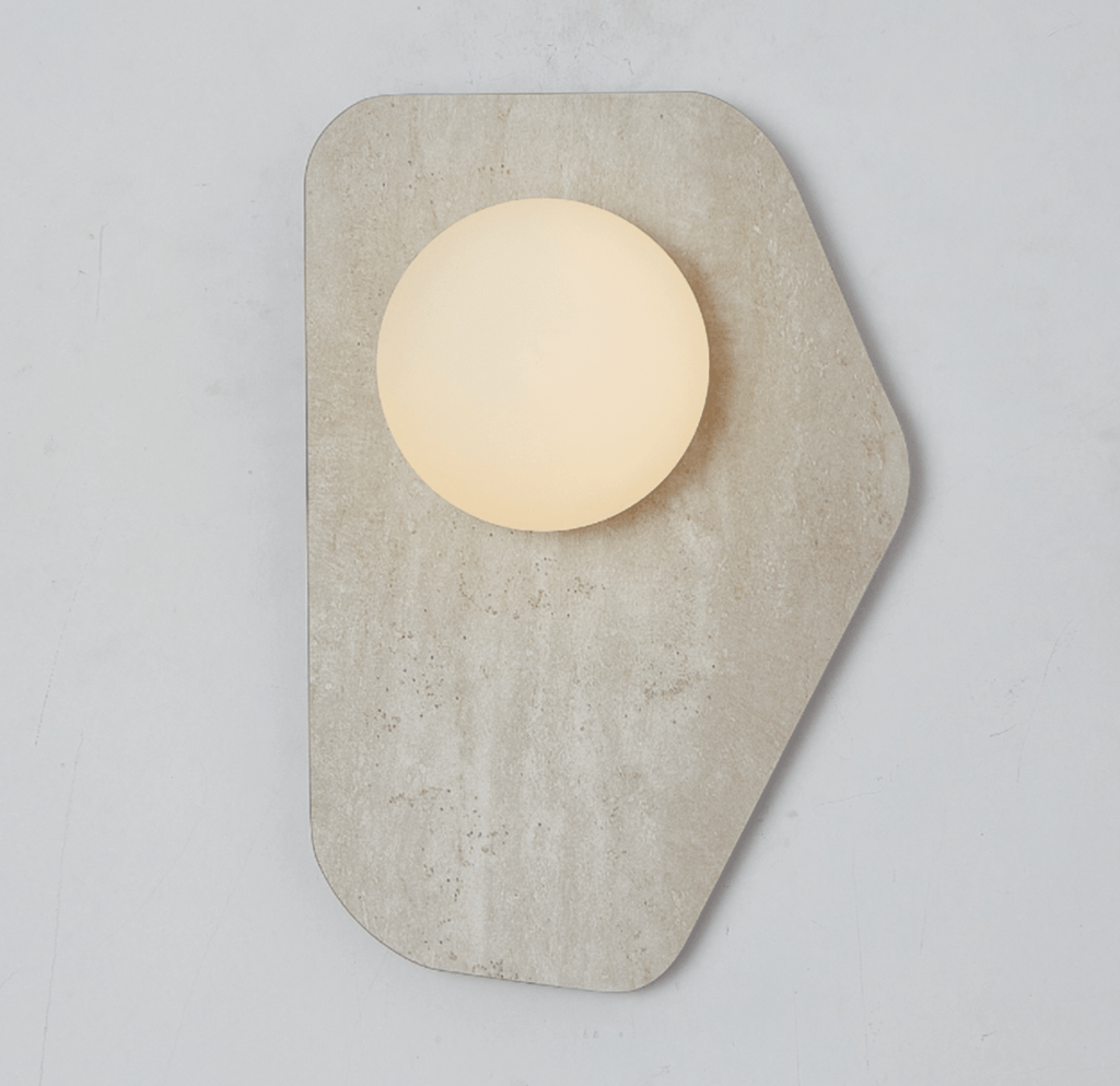 Veyla Stone Pebble Wall Sconce