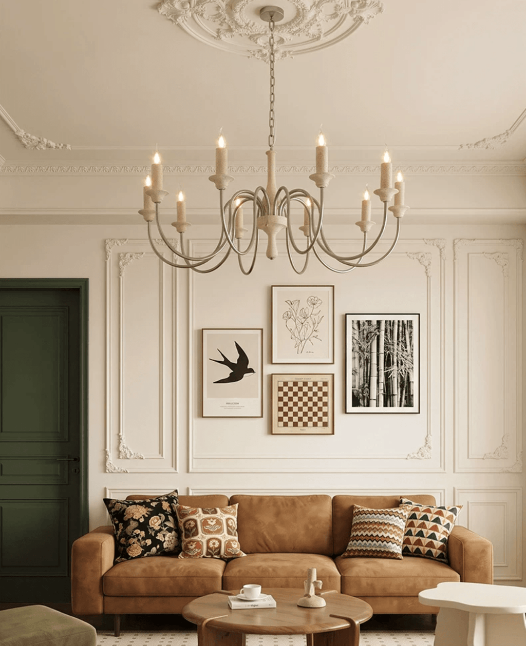 Veyrane Travertine Chandelier