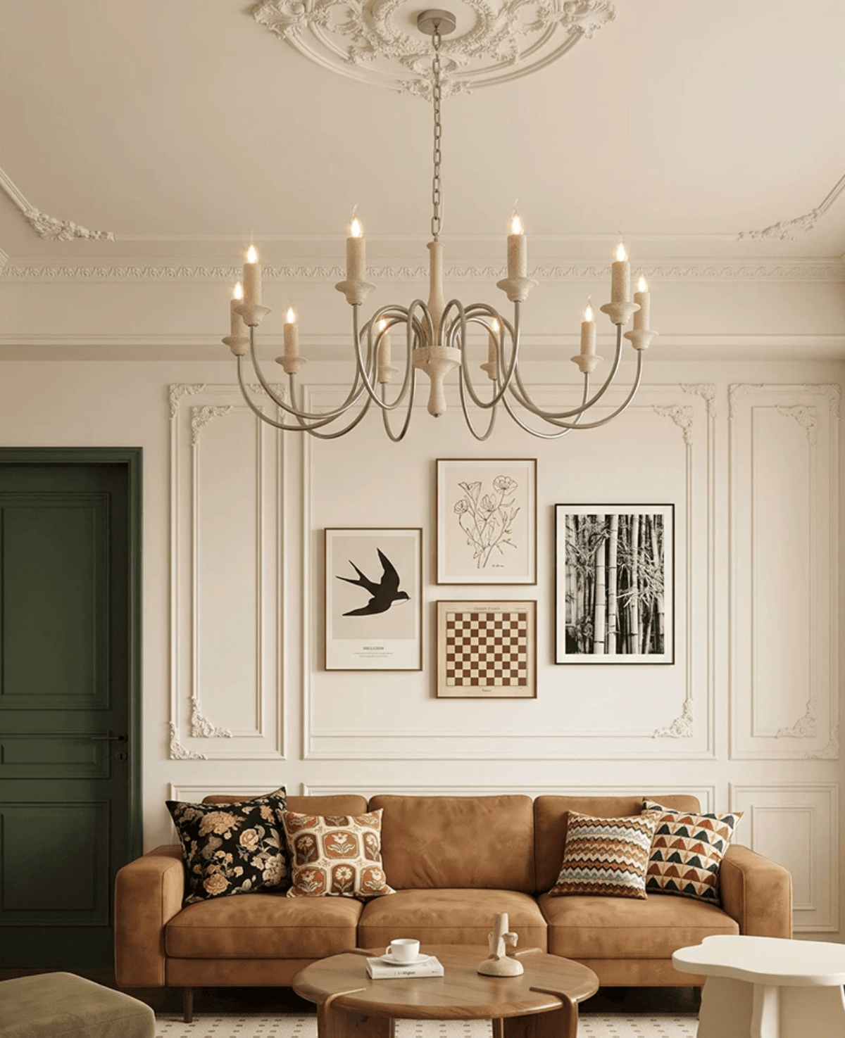 Veyrane Travertine Chandelier