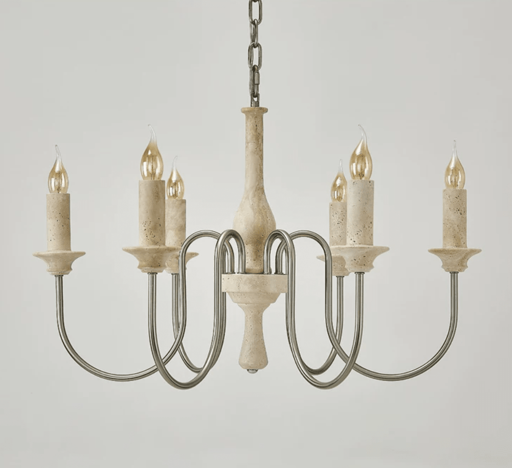 Veyrane Travertine Chandelier