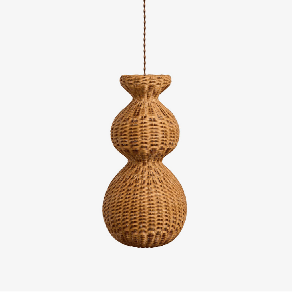 Virelle Gourd Rattan Pendant