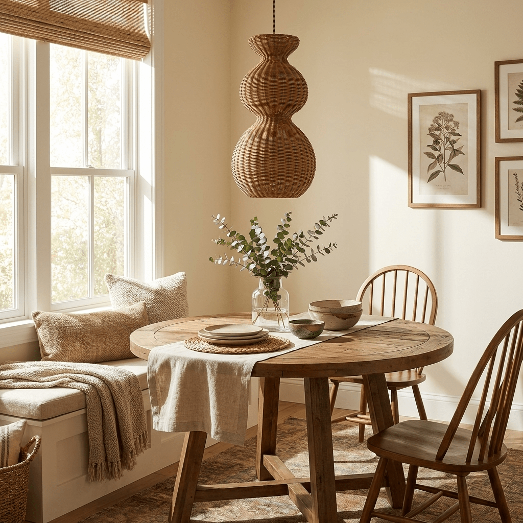 Virelle Gourd Rattan Pendant