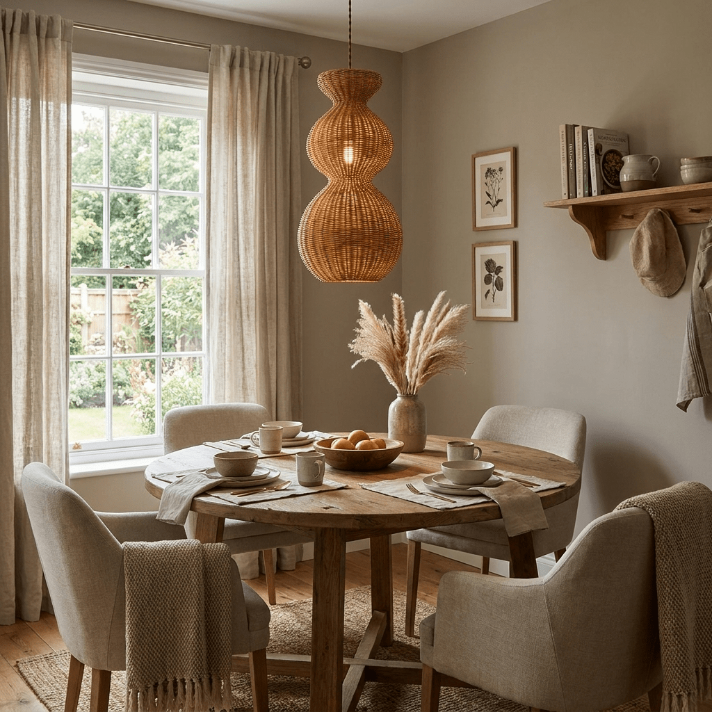 Virelle Gourd Rattan Pendant