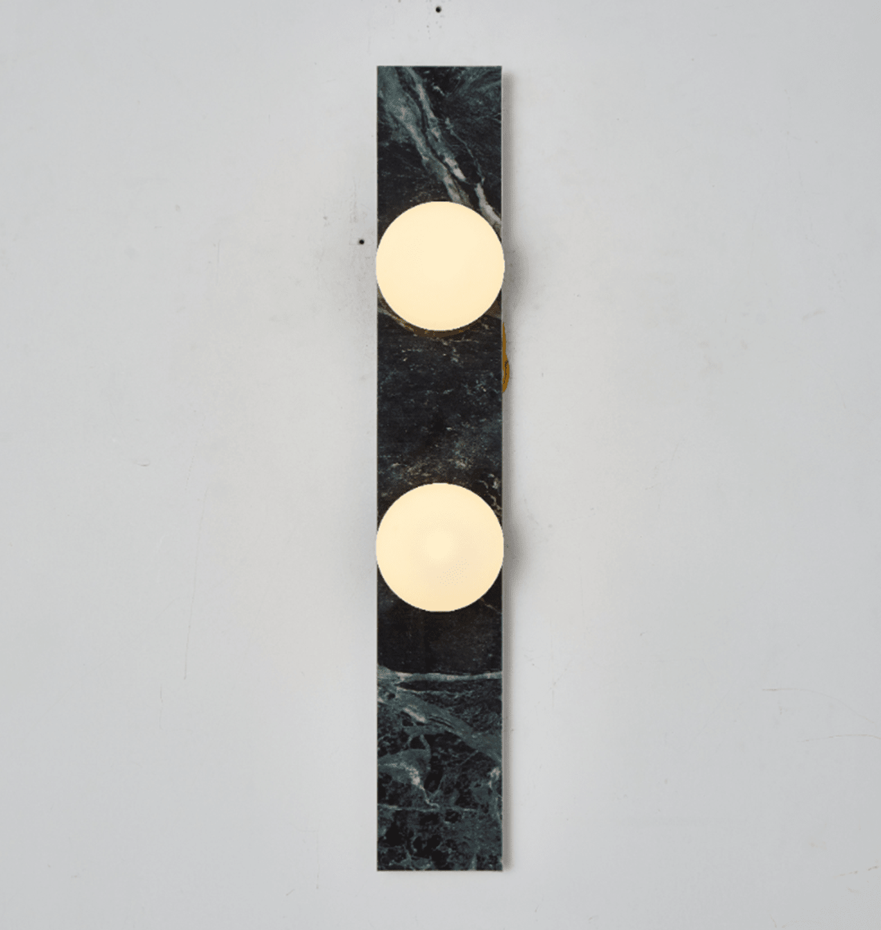 Virelle Stone Double Globe Wall Sconce