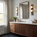 Virelle Stone Double Globe Wall Sconce