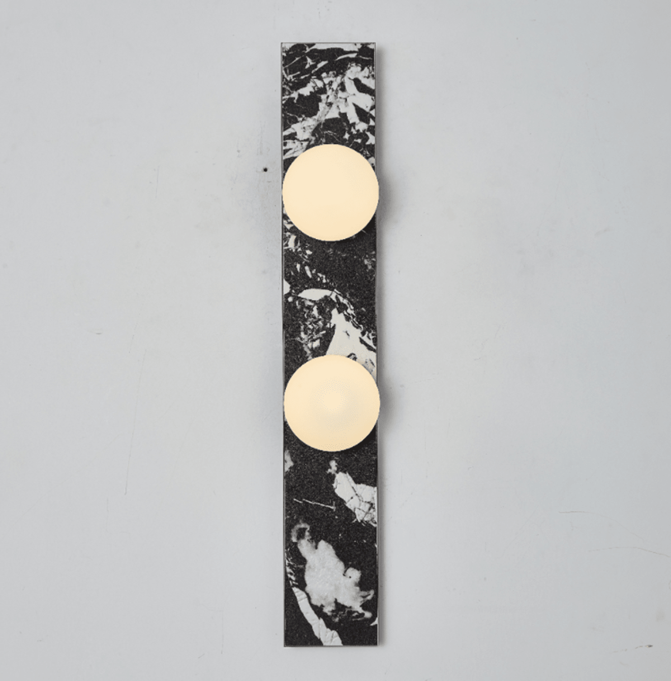 Virelle Stone Double Globe Wall Sconce