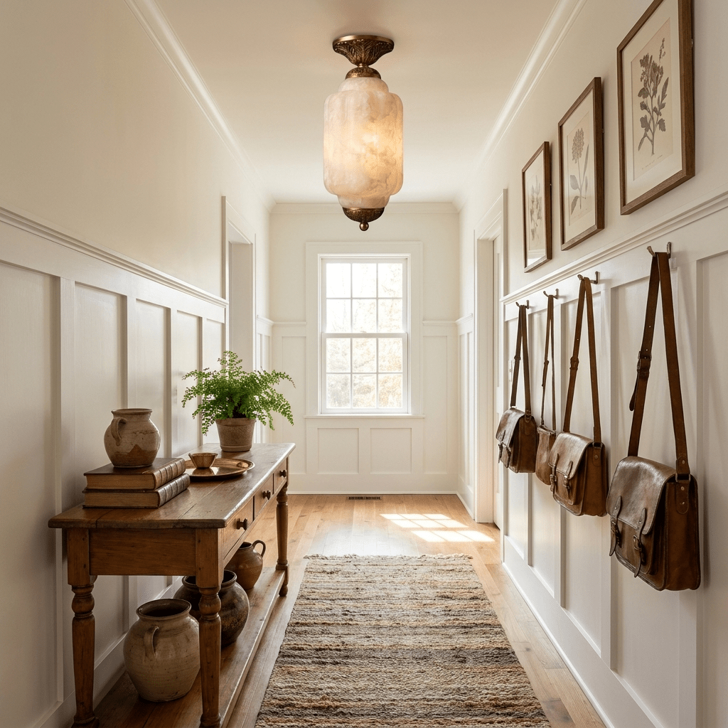 Windsor Alabaster Flush Mount Light