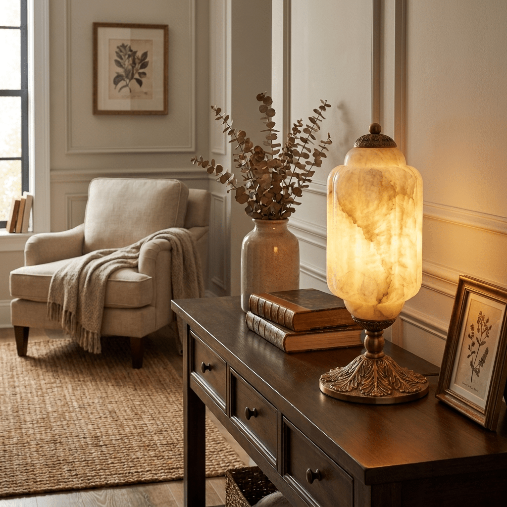 Windsor Alabaster Table Lamp