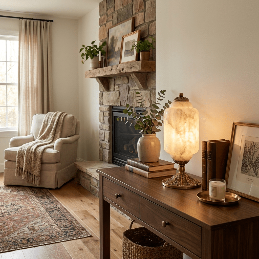 Windsor Alabaster Table Lamp